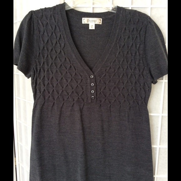 DECREE gray sweater dress. - Picture 3 of 5